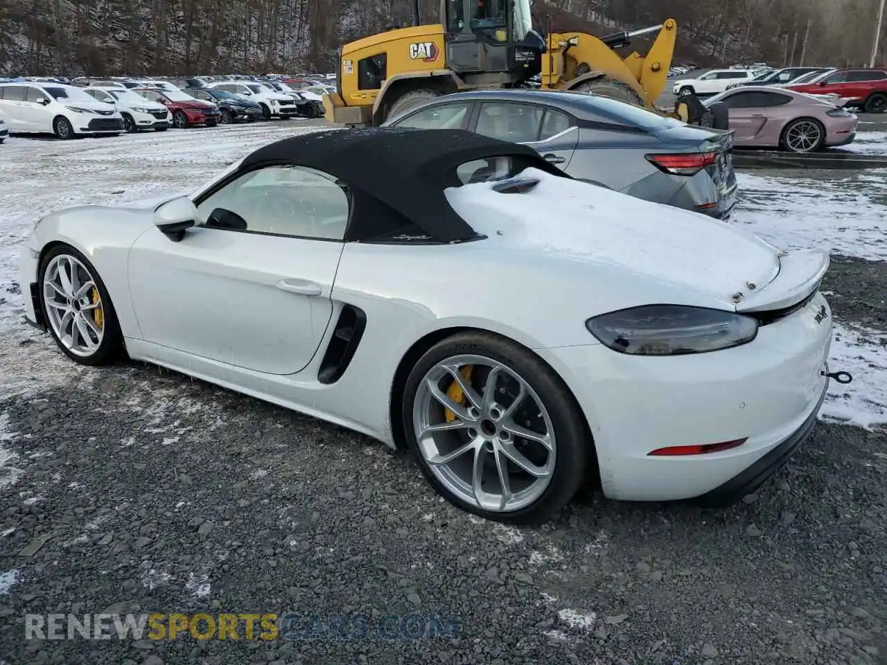 2 Photograph of a damaged car WP0CC2A87MS240256 PORSCHE BOXSTER 2021