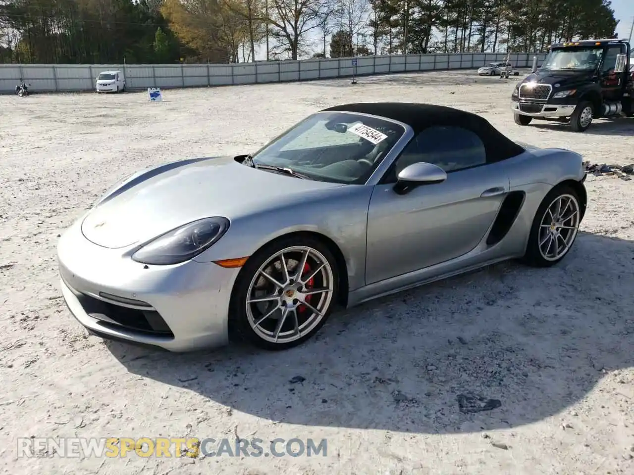 1 Photograph of a damaged car WP0CD2A81MS232487 PORSCHE BOXSTER 2021
