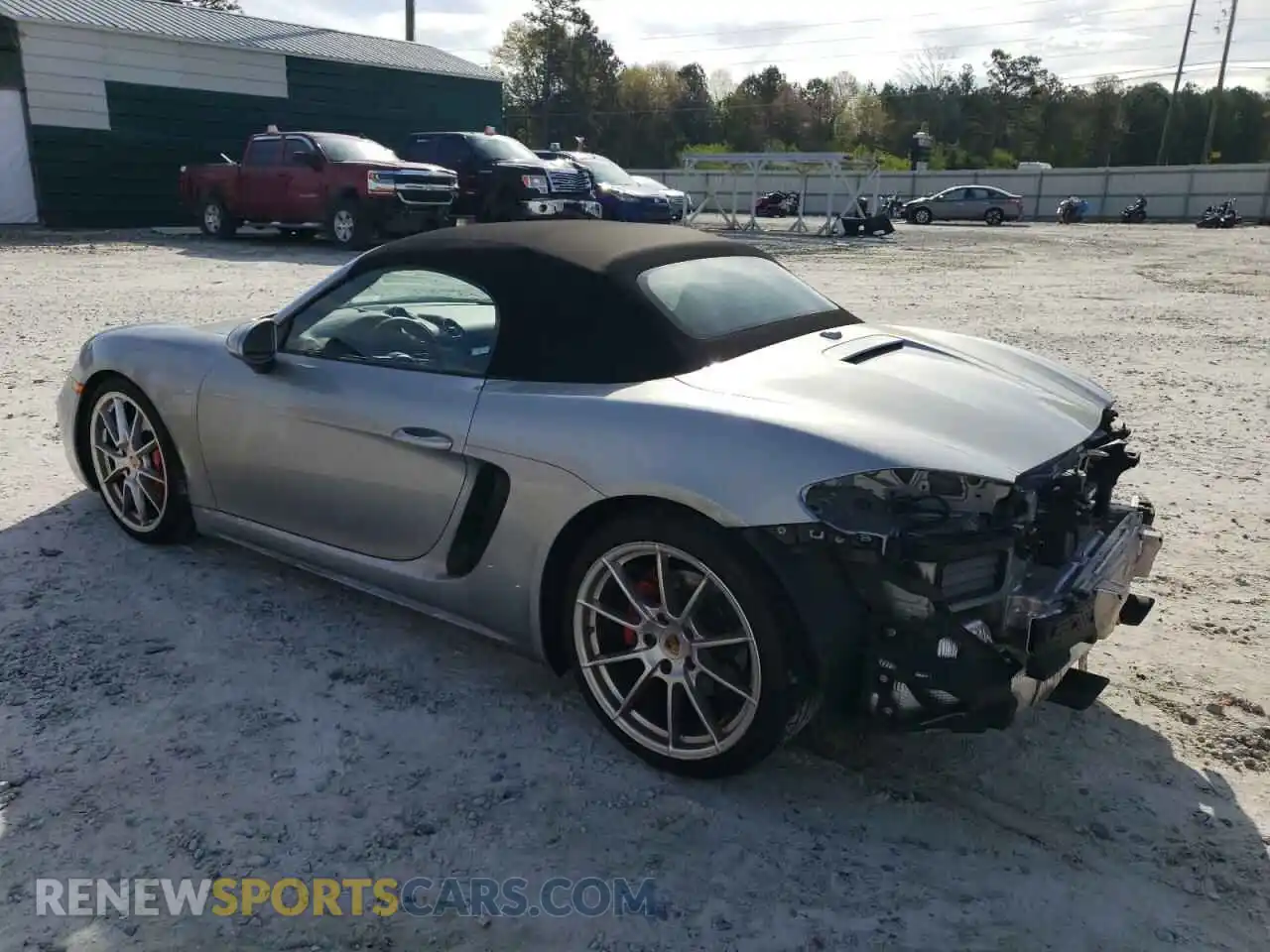 2 Photograph of a damaged car WP0CD2A81MS232487 PORSCHE BOXSTER 2021