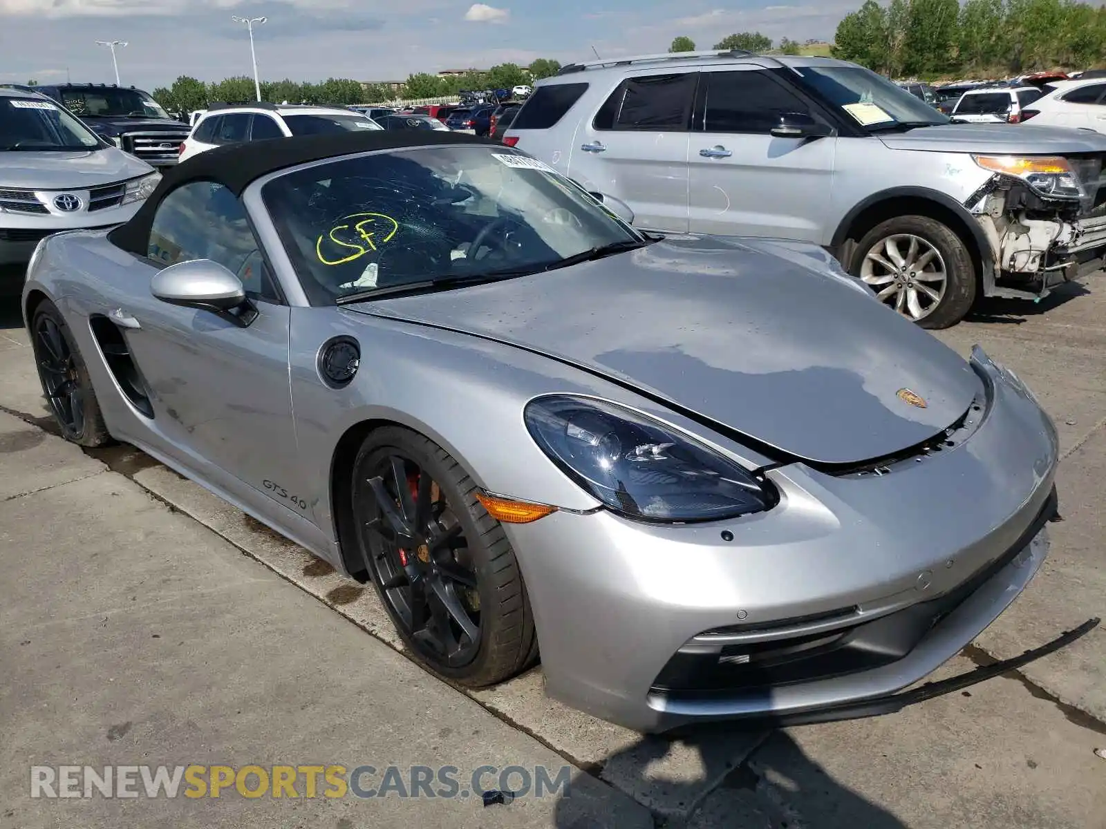 1 Photograph of a damaged car WP0CD2A8XMS232326 PORSCHE BOXSTER 2021