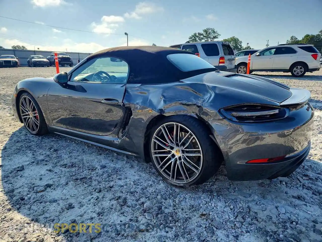 2 Photograph of a damaged car WP0CD2A89NS228740 PORSCHE BOXSTER 2022