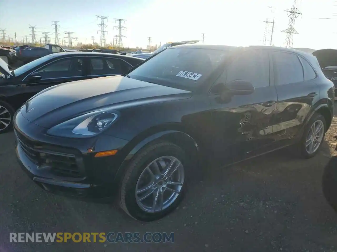 1 Photograph of a damaged car WP1AA2AY0KDA00687 PORSCHE CAYENNE 2019