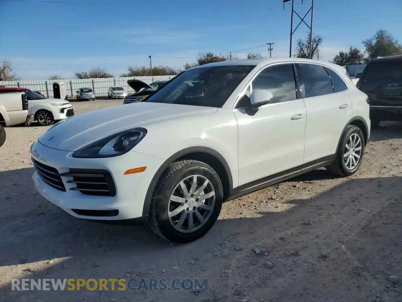 1 Photograph of a damaged car WP1AA2AY1KDA03677 PORSCHE CAYENNE 2019