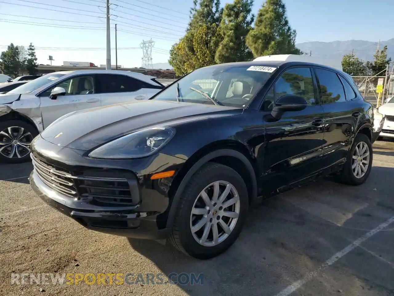 1 Photograph of a damaged car WP1AA2AY1KDA05588 PORSCHE CAYENNE 2019