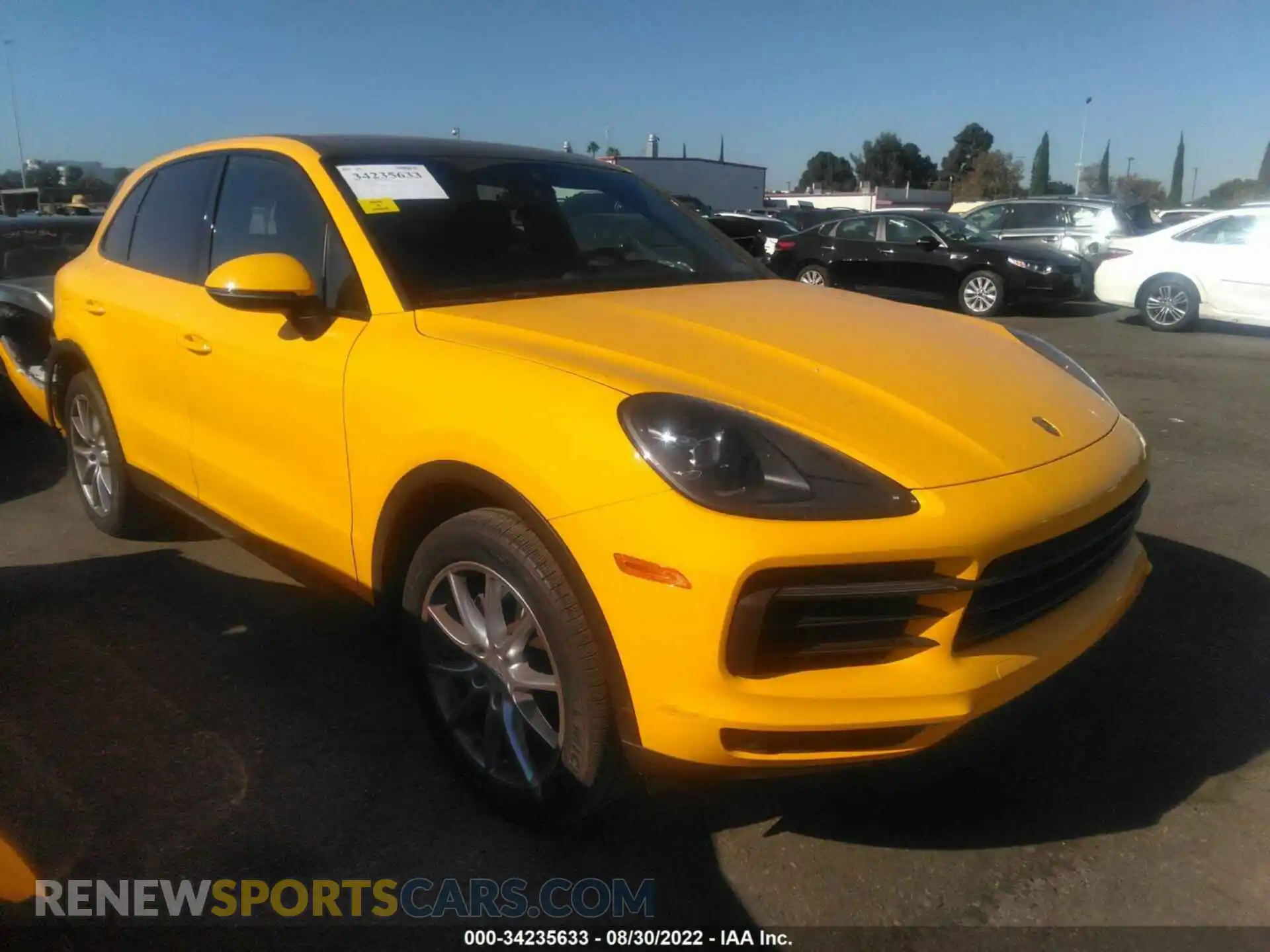1 Photograph of a damaged car WP1AA2AY1KDA06501 PORSCHE CAYENNE 2019