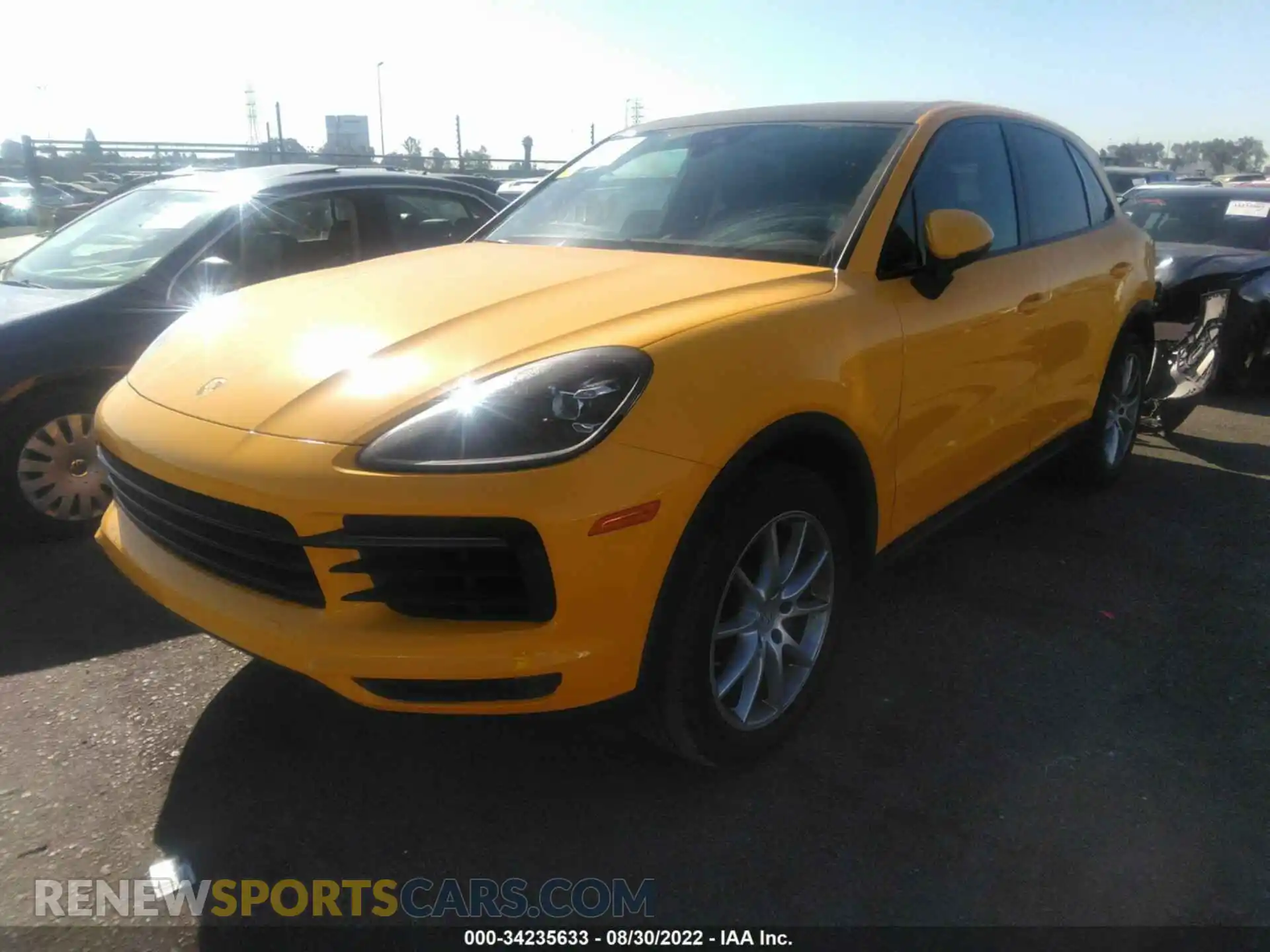 2 Photograph of a damaged car WP1AA2AY1KDA06501 PORSCHE CAYENNE 2019