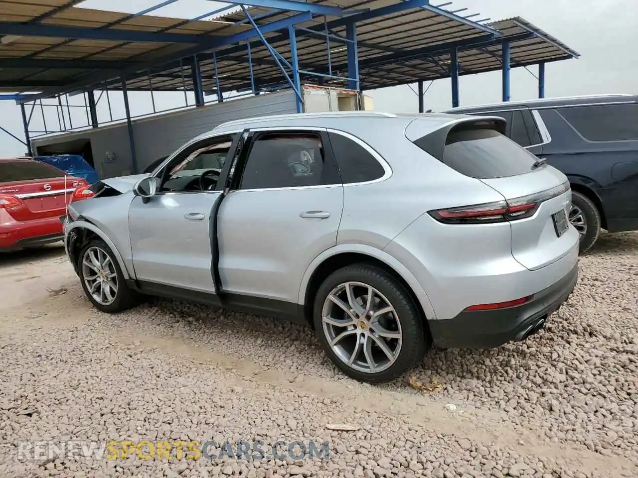 2 Photograph of a damaged car WP1AA2AY1KDA10239 PORSCHE CAYENNE 2019