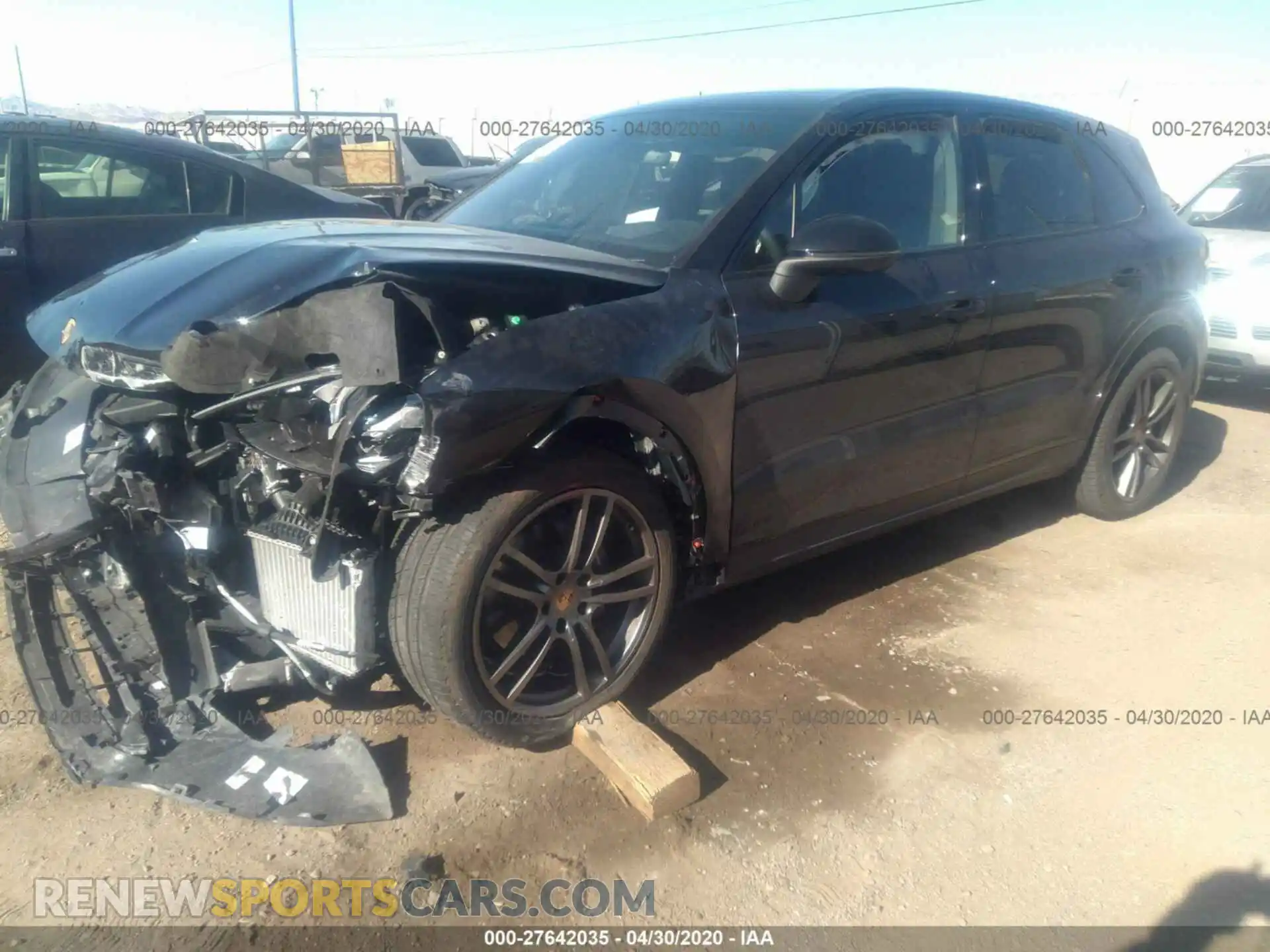 2 Photograph of a damaged car WP1AA2AY1KDA11245 PORSCHE CAYENNE 2019