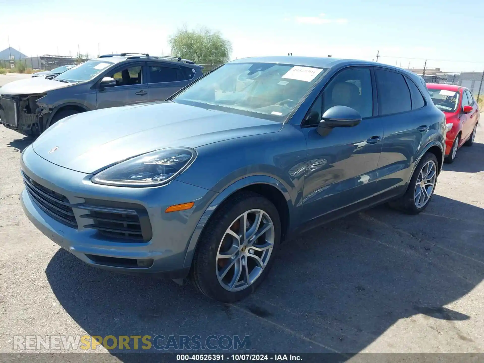 2 fotografías del automóvil dañado WP1AA2AY1KDA13335 PORSCHE CAYENNE 2019