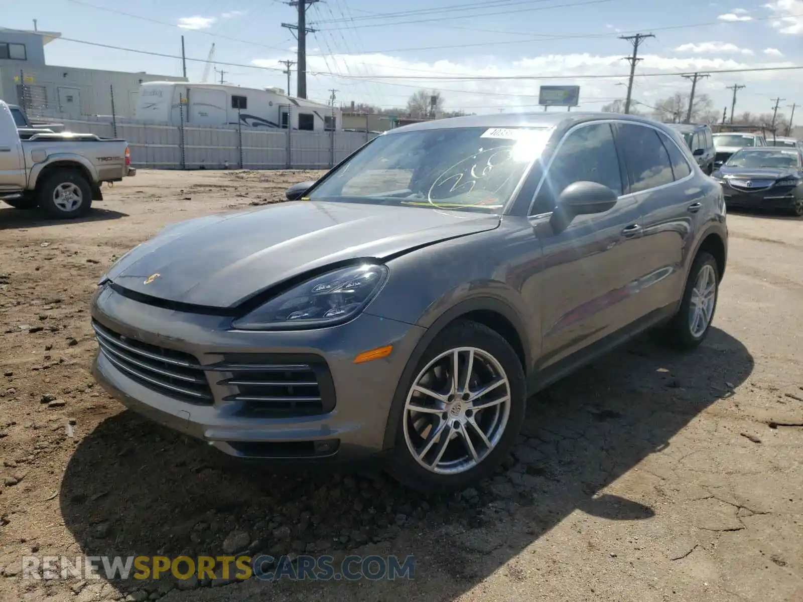 2 Photograph of a damaged car WP1AA2AY1KDA18440 PORSCHE CAYENNE 2019