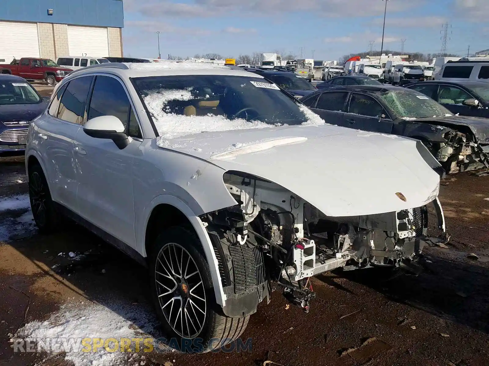 1 fotografías del automóvil dañado WP1AA2AY2KDA02764 PORSCHE CAYENNE 2019