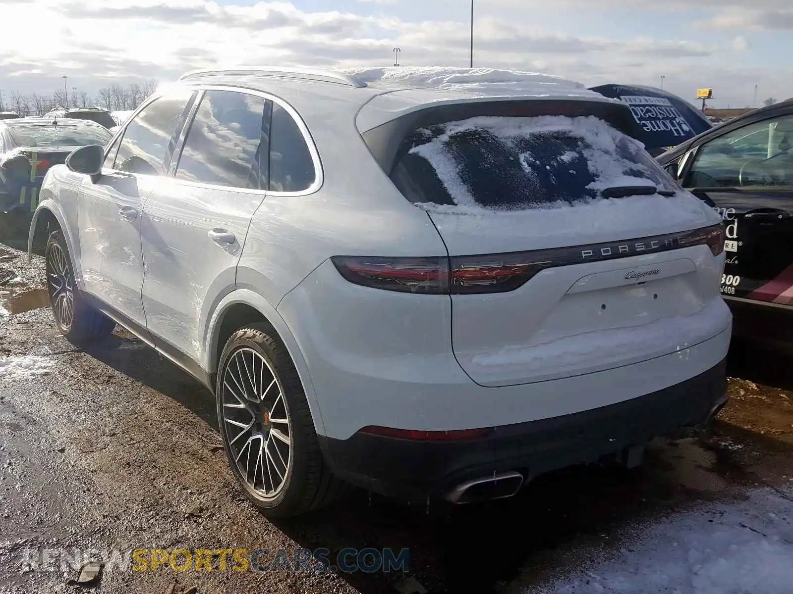 3 fotografías del automóvil dañado WP1AA2AY2KDA02764 PORSCHE CAYENNE 2019