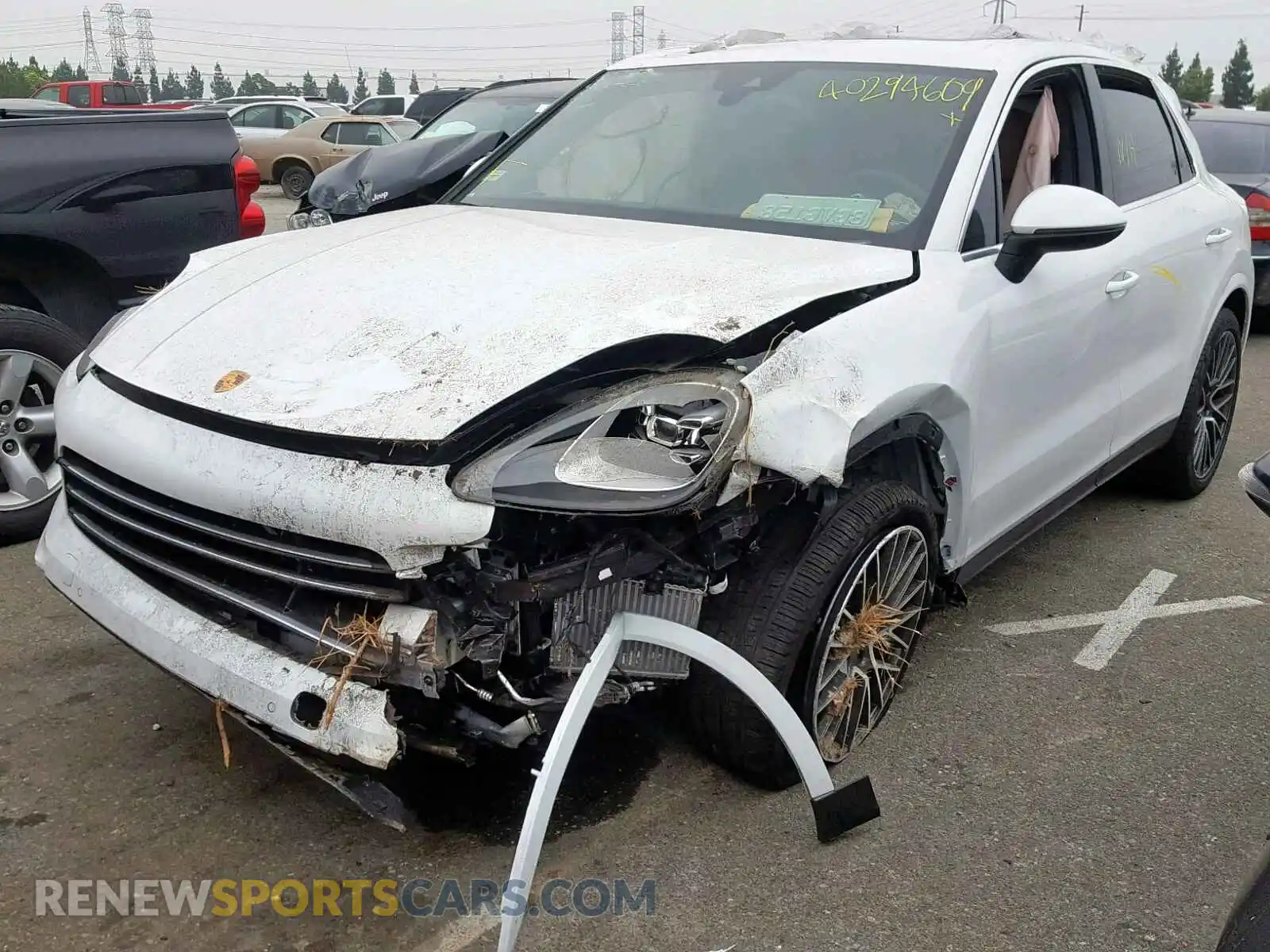 2 Photograph of a damaged car WP1AA2AY2KDA06555 PORSCHE CAYENNE 2019