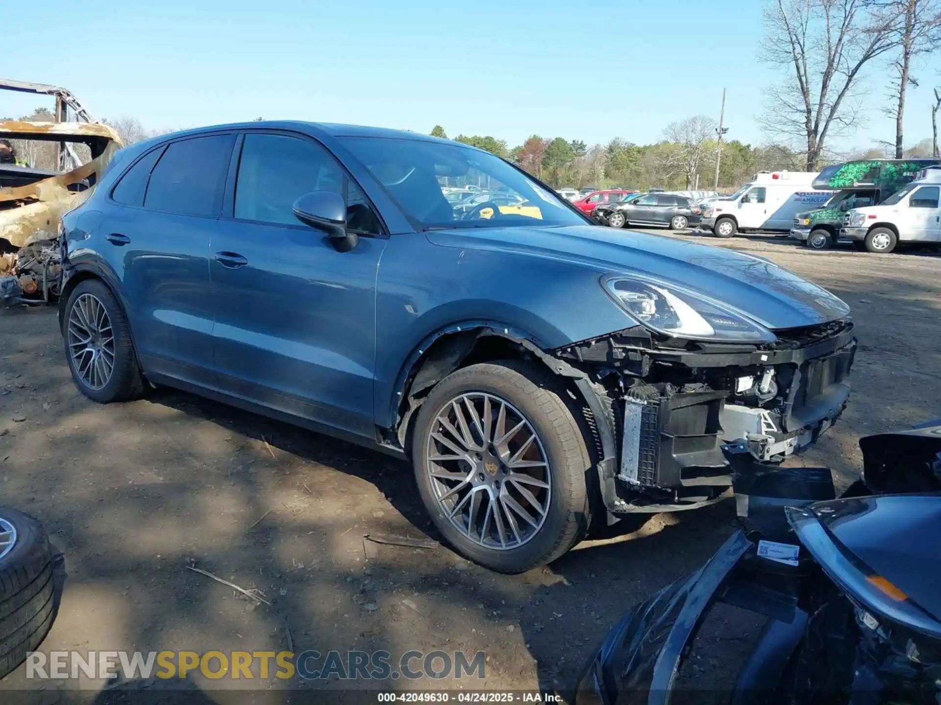 1 Photograph of a damaged car WP1AA2AY2KDA14302 PORSCHE CAYENNE 2019