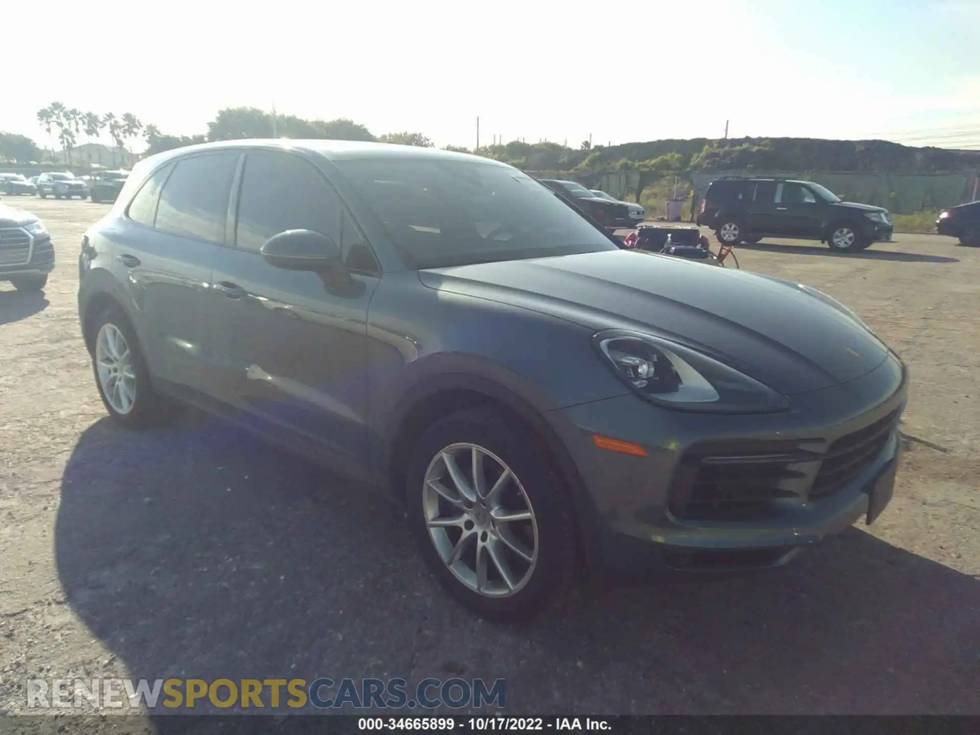 1 Photograph of a damaged car WP1AA2AY3KDA00988 PORSCHE CAYENNE 2019