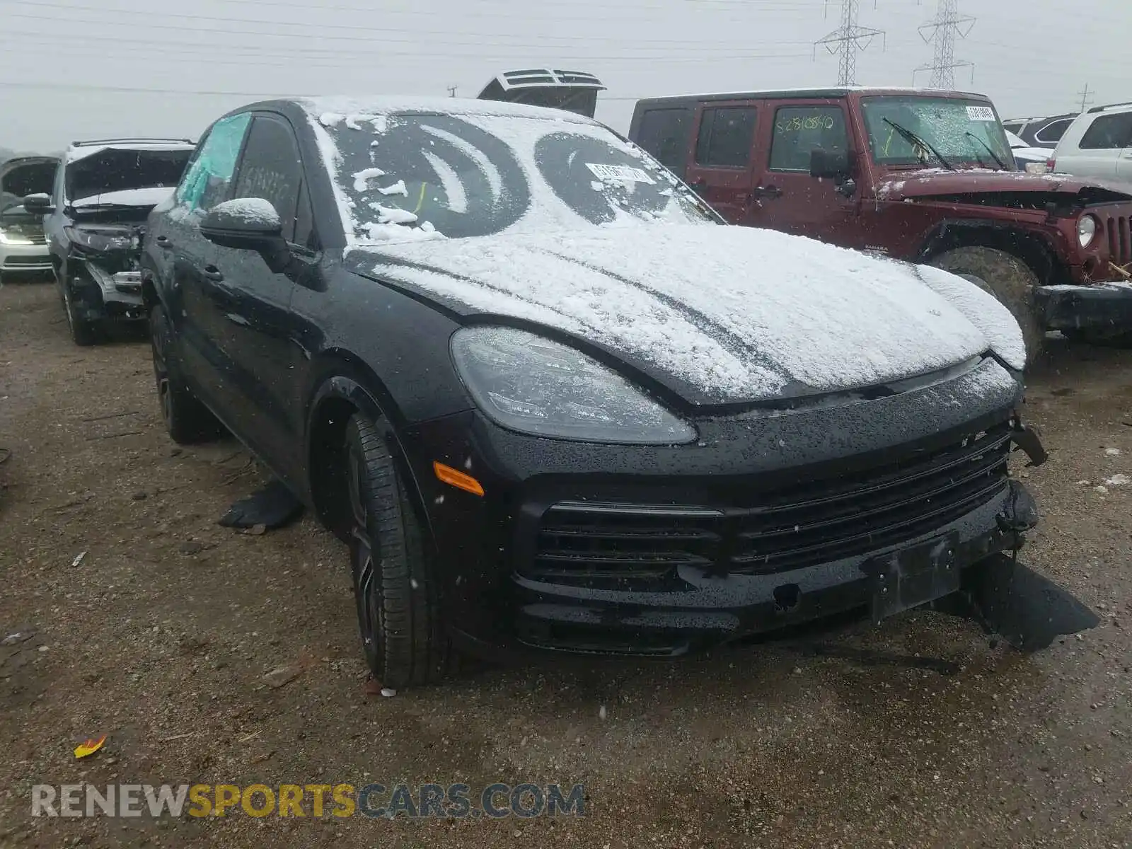 1 Фотография поврежденного автомобиля WP1AA2AY3KDA08623 PORSCHE CAYENNE 2019