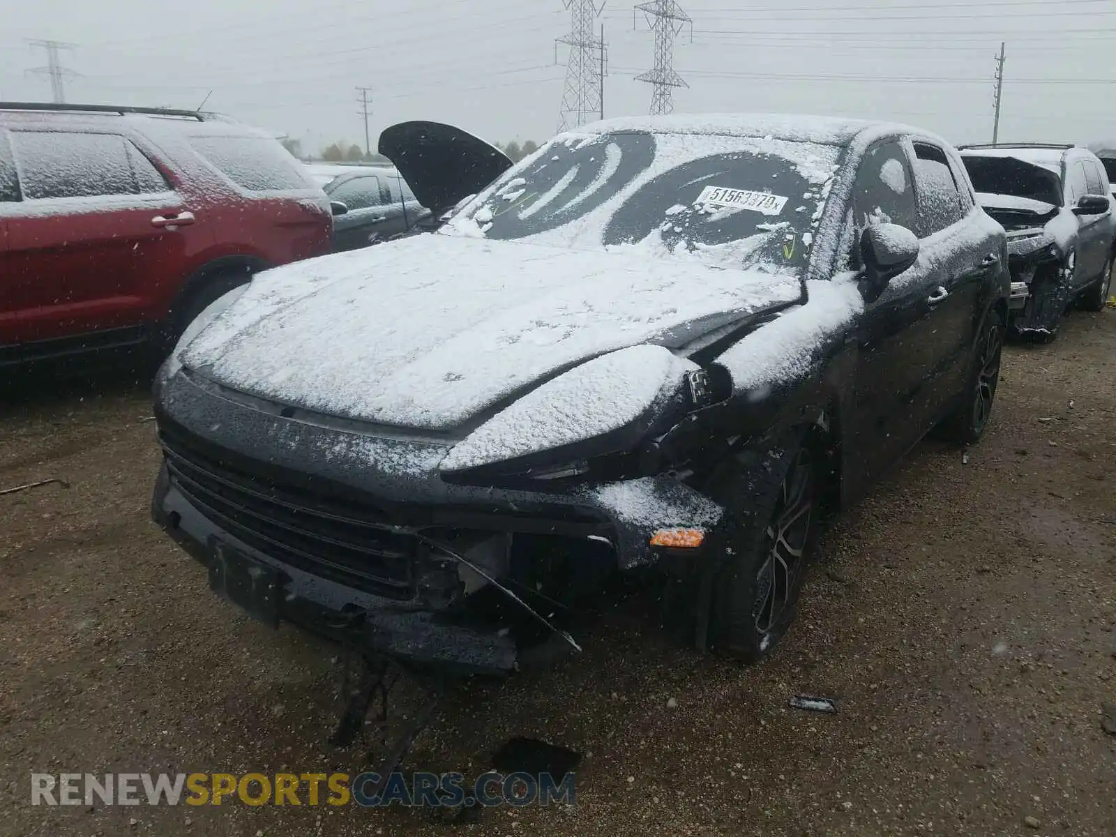 2 Фотография поврежденного автомобиля WP1AA2AY3KDA08623 PORSCHE CAYENNE 2019
