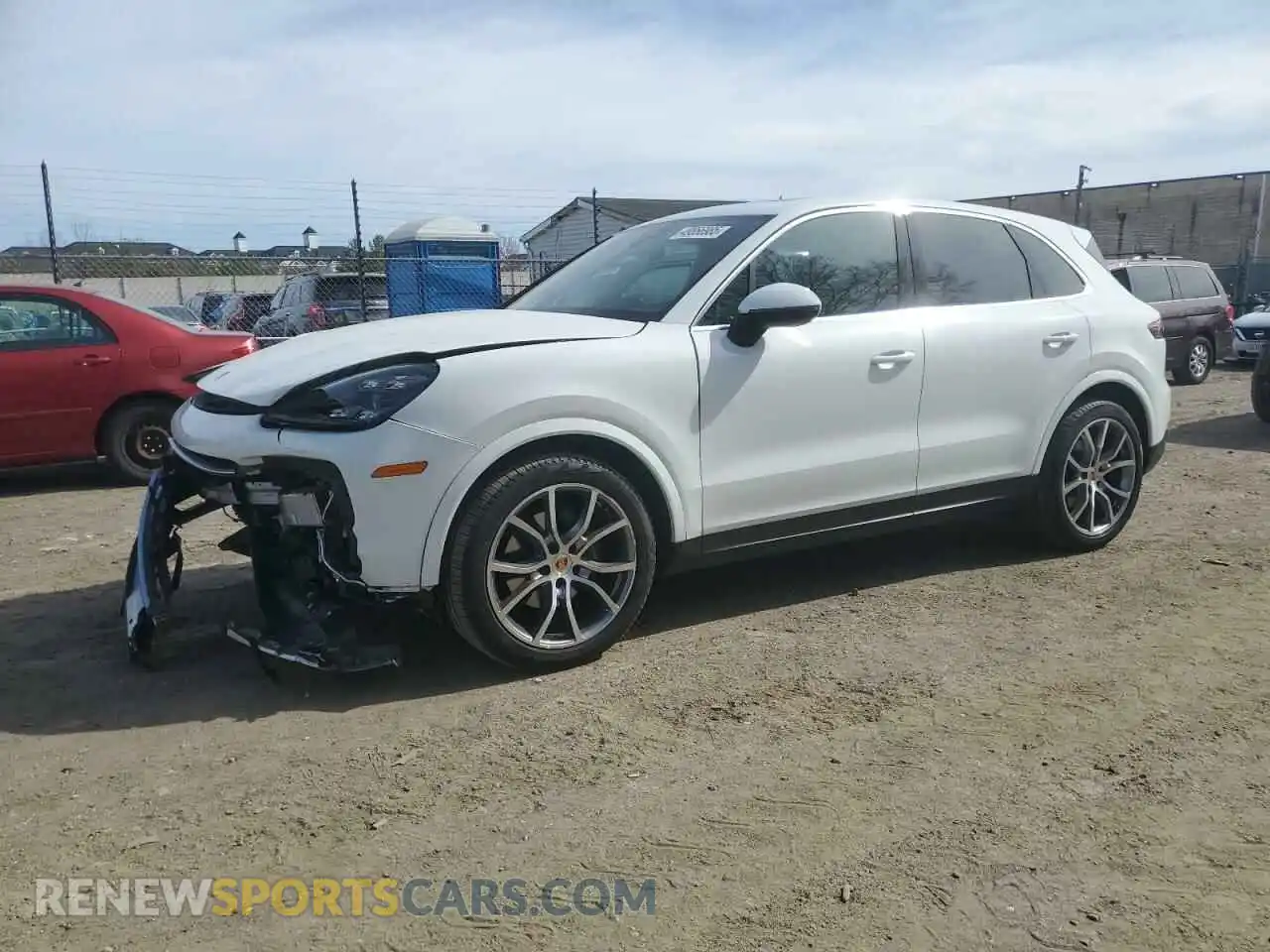 1 Photograph of a damaged car WP1AA2AY4KDA18710 PORSCHE CAYENNE 2019