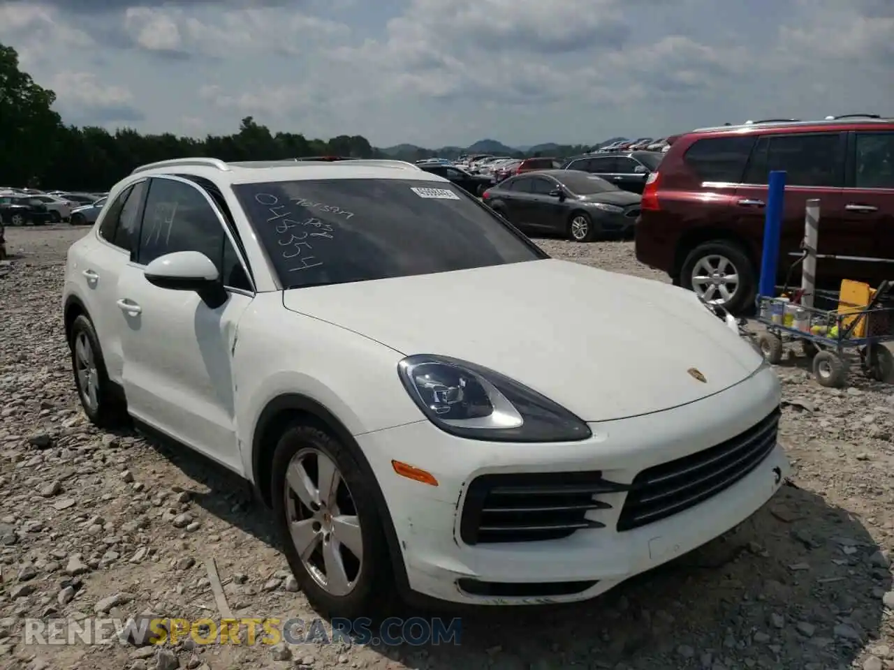 1 Photograph of a damaged car WP1AA2AY4KDA18741 PORSCHE CAYENNE 2019
