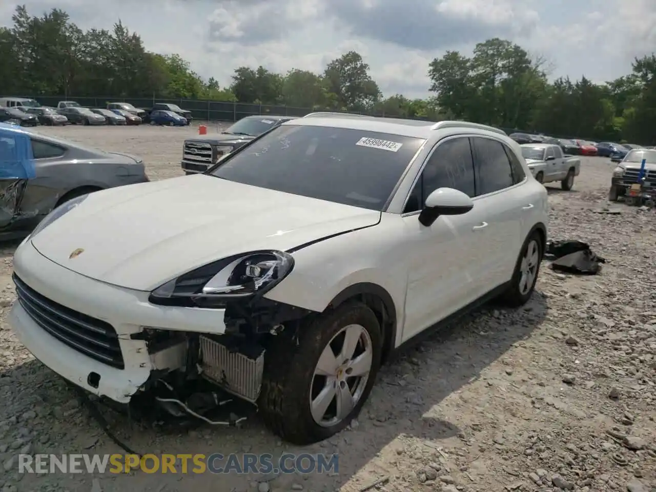 2 Photograph of a damaged car WP1AA2AY4KDA18741 PORSCHE CAYENNE 2019