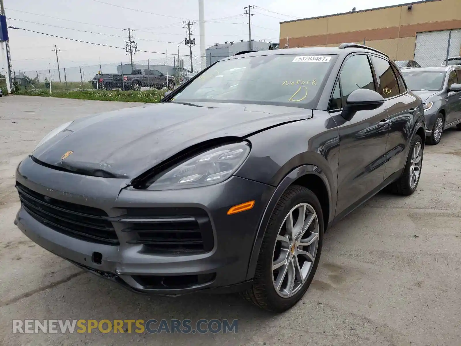 2 Photograph of a damaged car WP1AA2AY5KDA02743 PORSCHE CAYENNE 2019