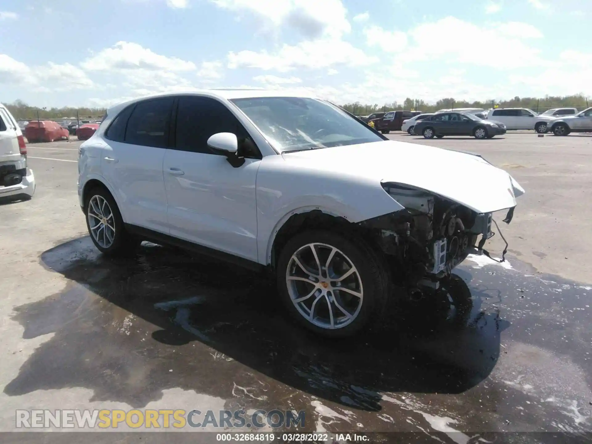 1 fotografías del automóvil dañado WP1AA2AY6KDA00807 PORSCHE CAYENNE 2019