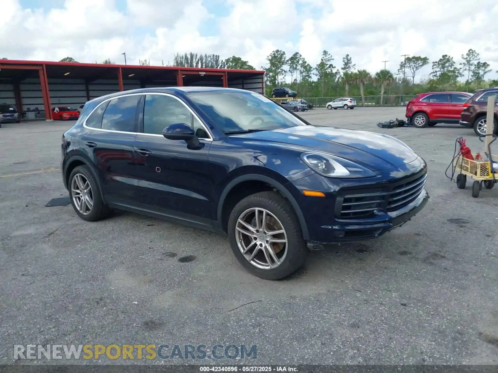 1 Photograph of a damaged car WP1AA2AY6KDA01777 PORSCHE CAYENNE 2019