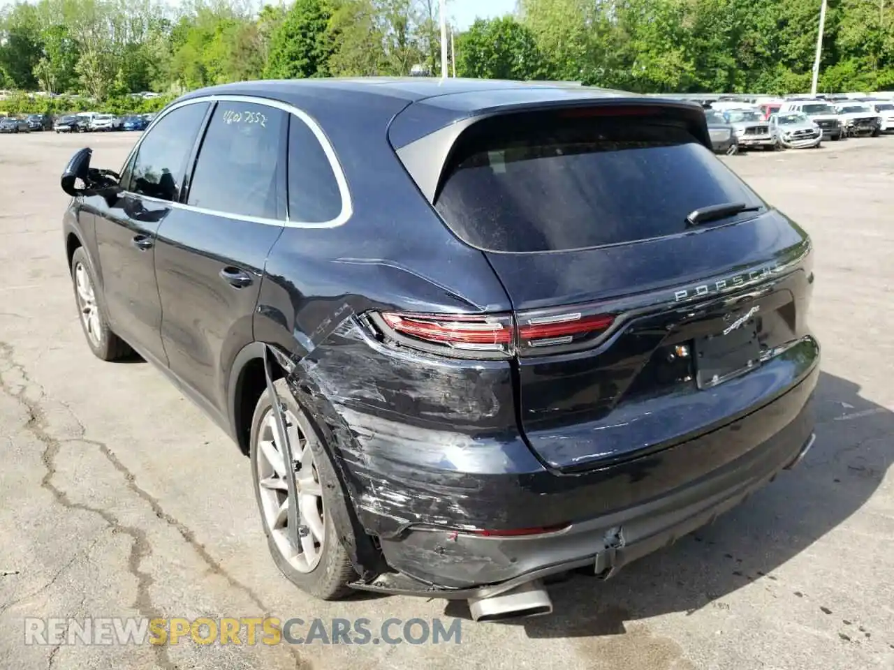 3 Photograph of a damaged car WP1AA2AY6KDA02234 PORSCHE CAYENNE 2019