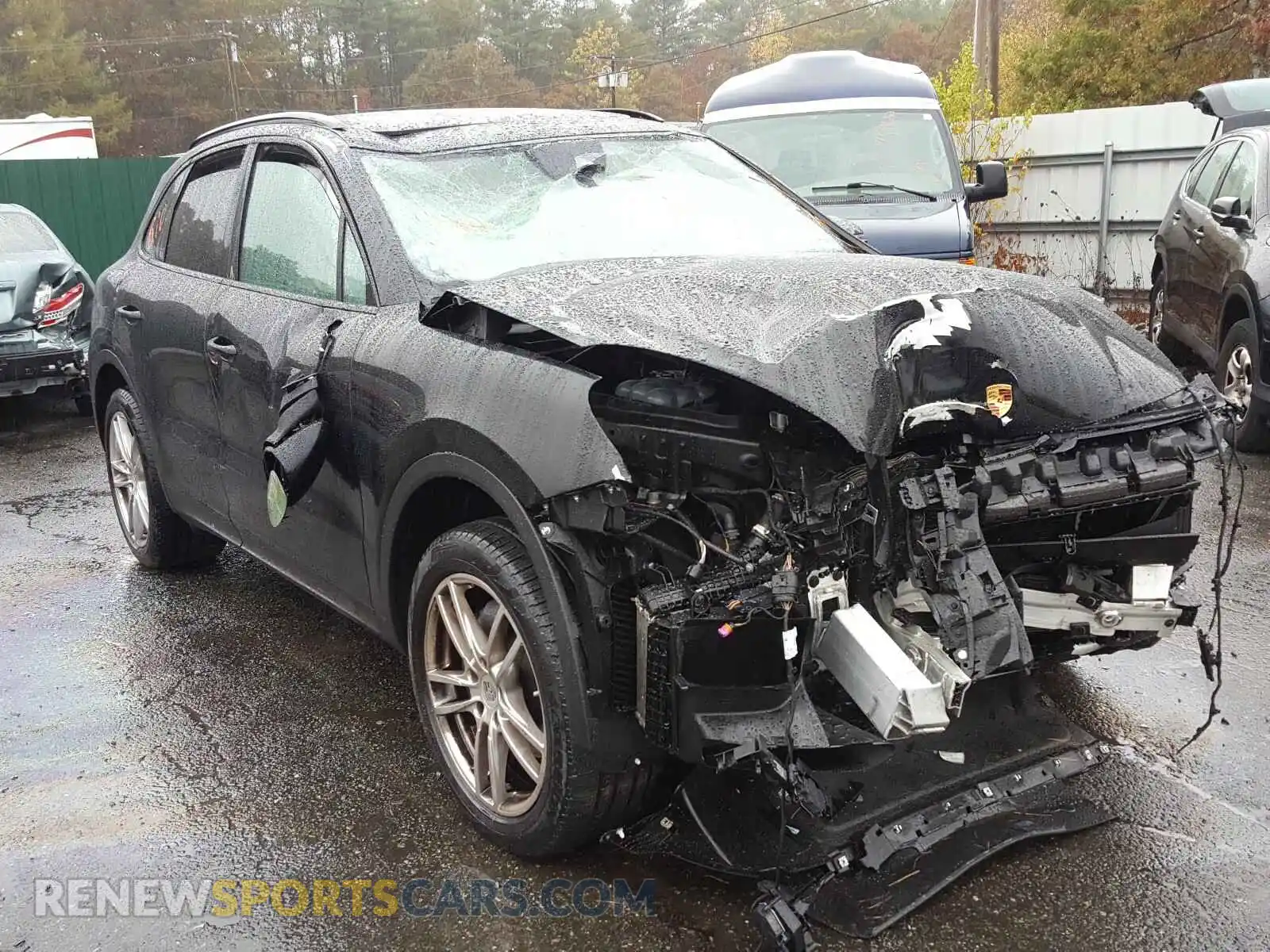 1 Photograph of a damaged car WP1AA2AY6KDA02475 PORSCHE CAYENNE 2019