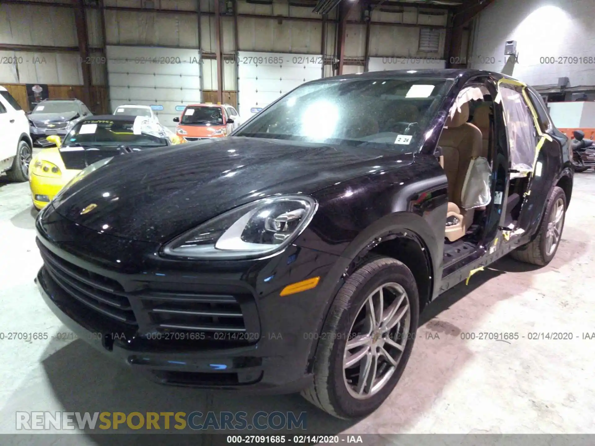 2 Photograph of a damaged car WP1AA2AY6KDA10625 PORSCHE CAYENNE 2019