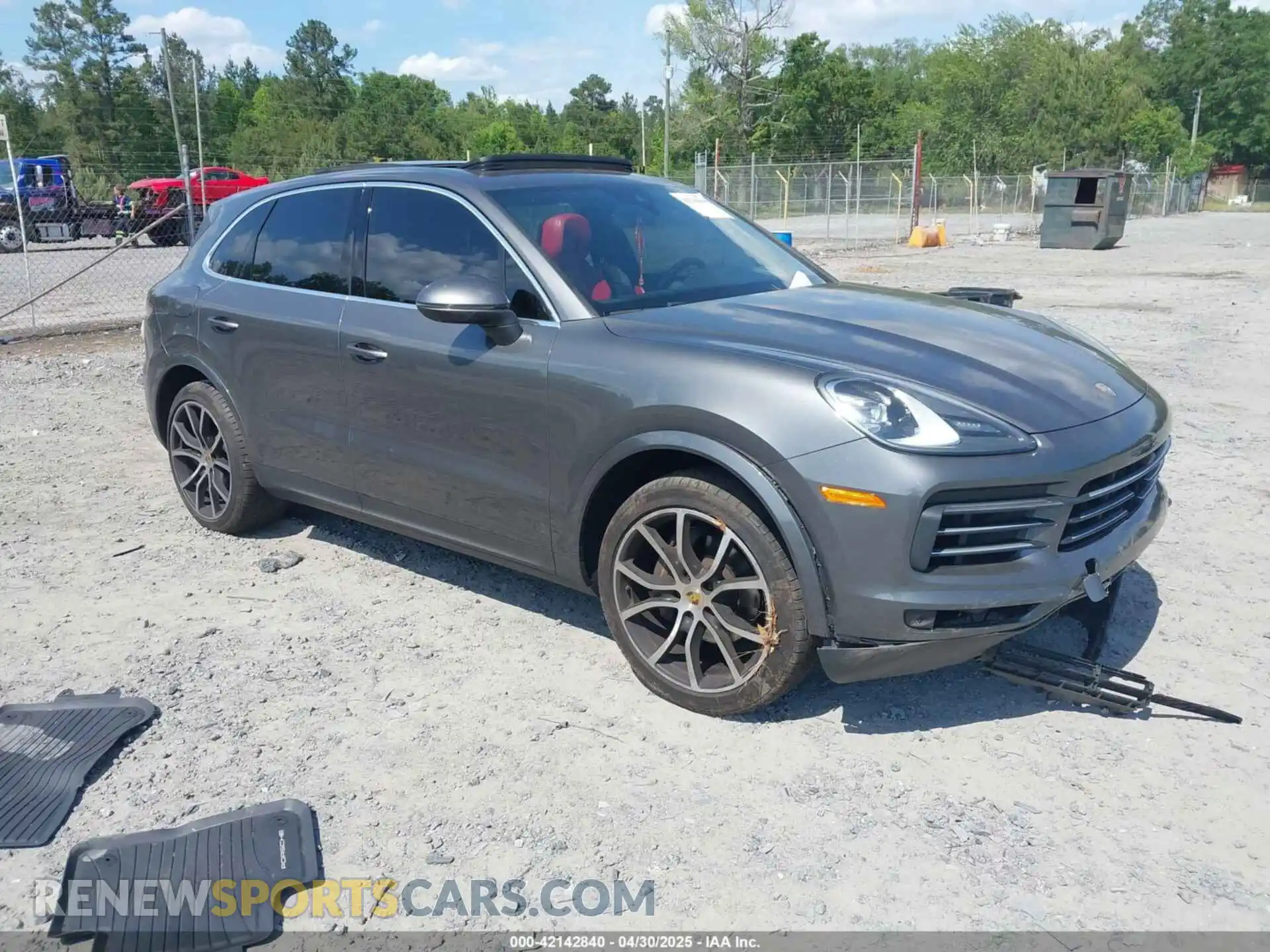 1 Photograph of a damaged car WP1AA2AY7KDA05496 PORSCHE CAYENNE 2019