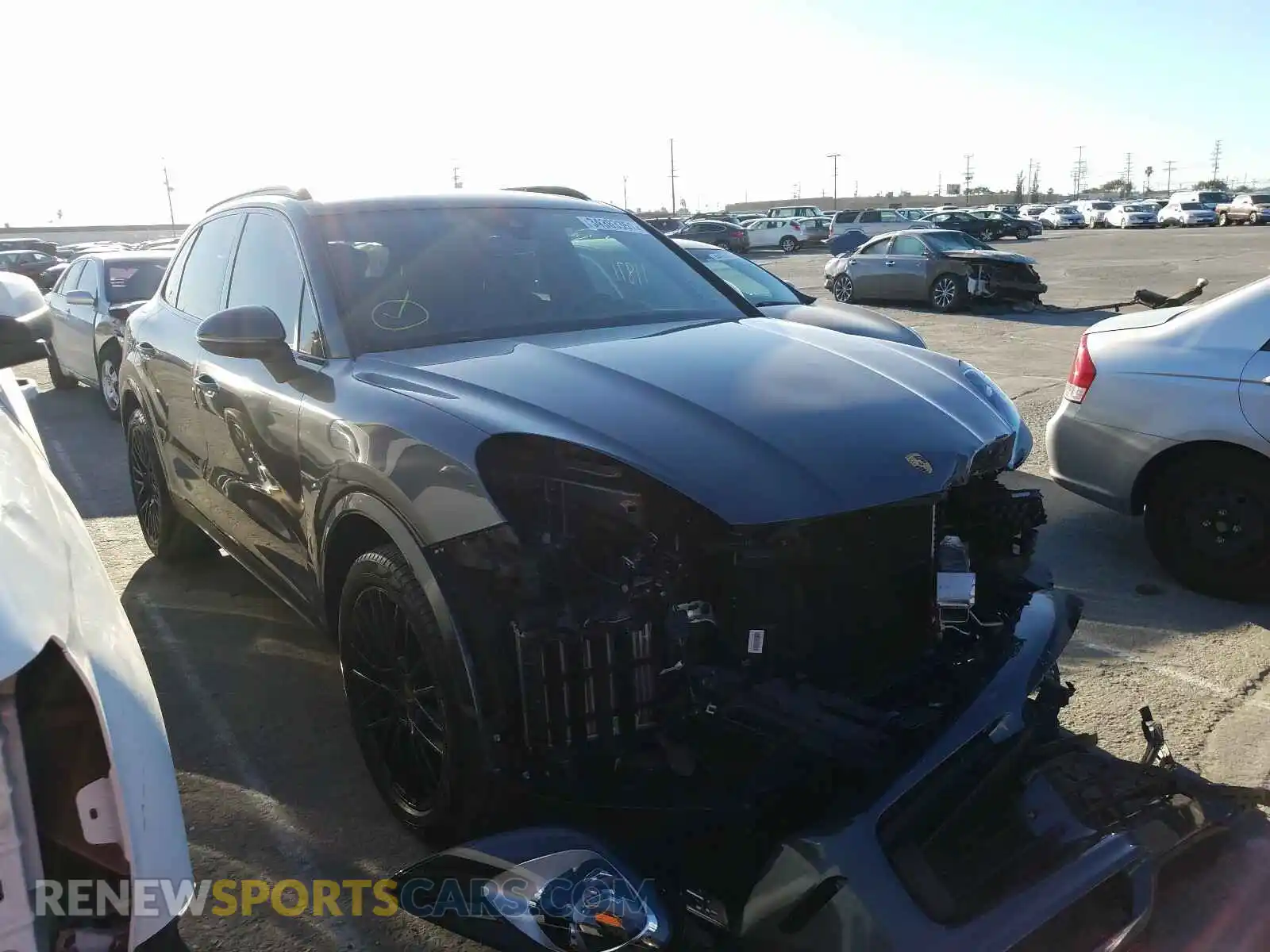 1 Photograph of a damaged car WP1AA2AY7KDA18832 PORSCHE CAYENNE 2019
