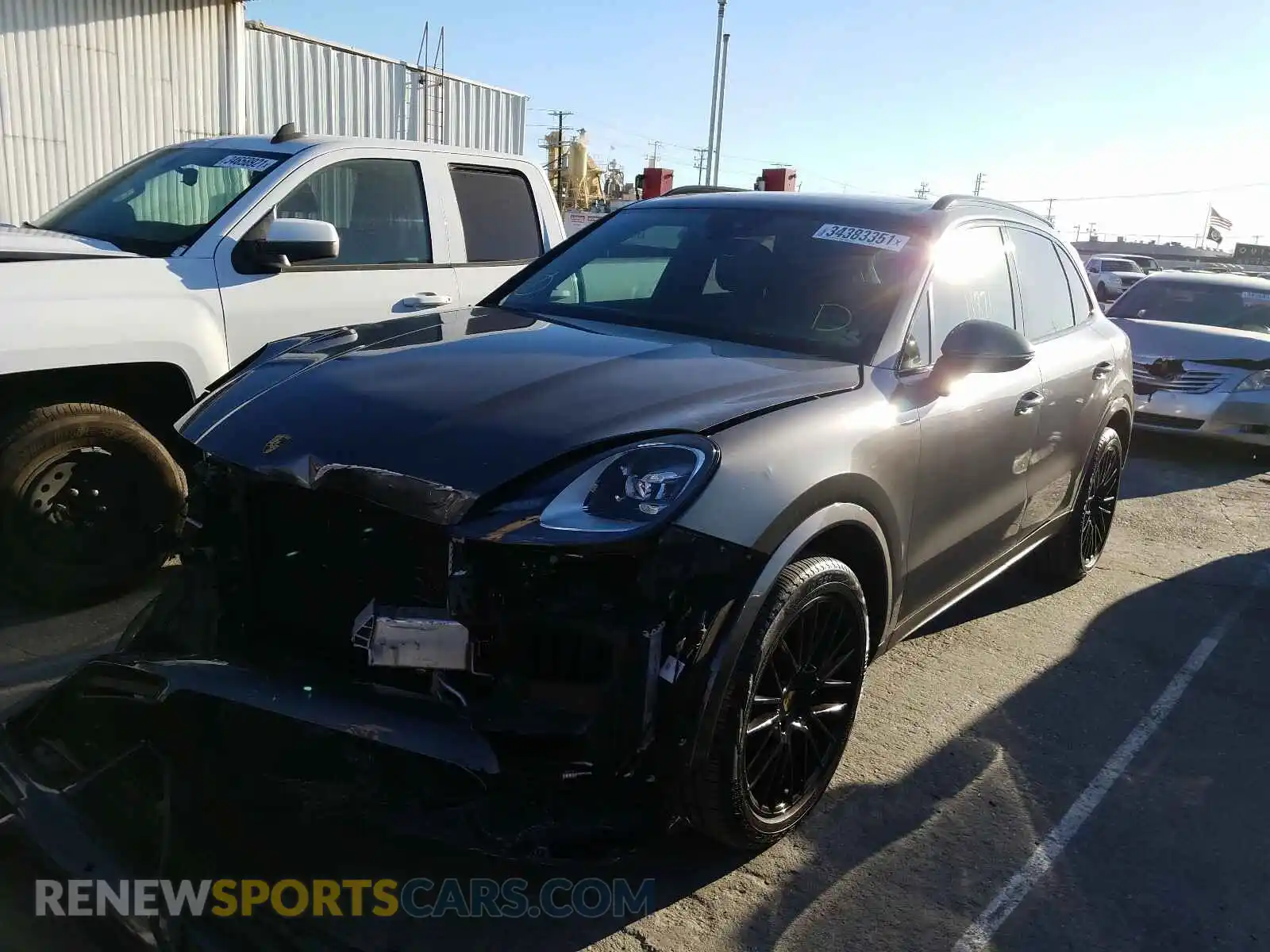 2 Photograph of a damaged car WP1AA2AY7KDA18832 PORSCHE CAYENNE 2019