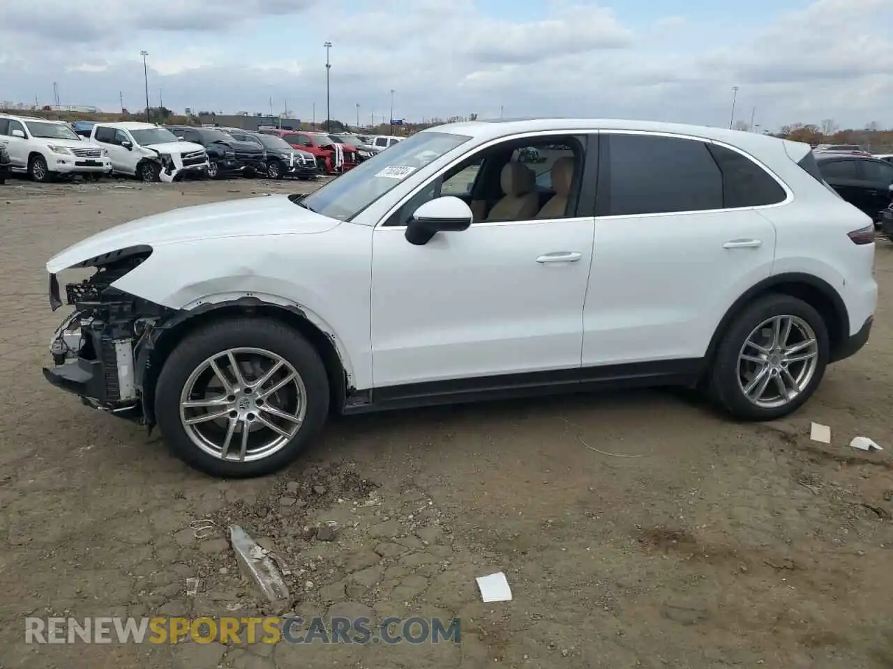 1 Photograph of a damaged car WP1AA2AY8KDA09296 PORSCHE CAYENNE 2019
