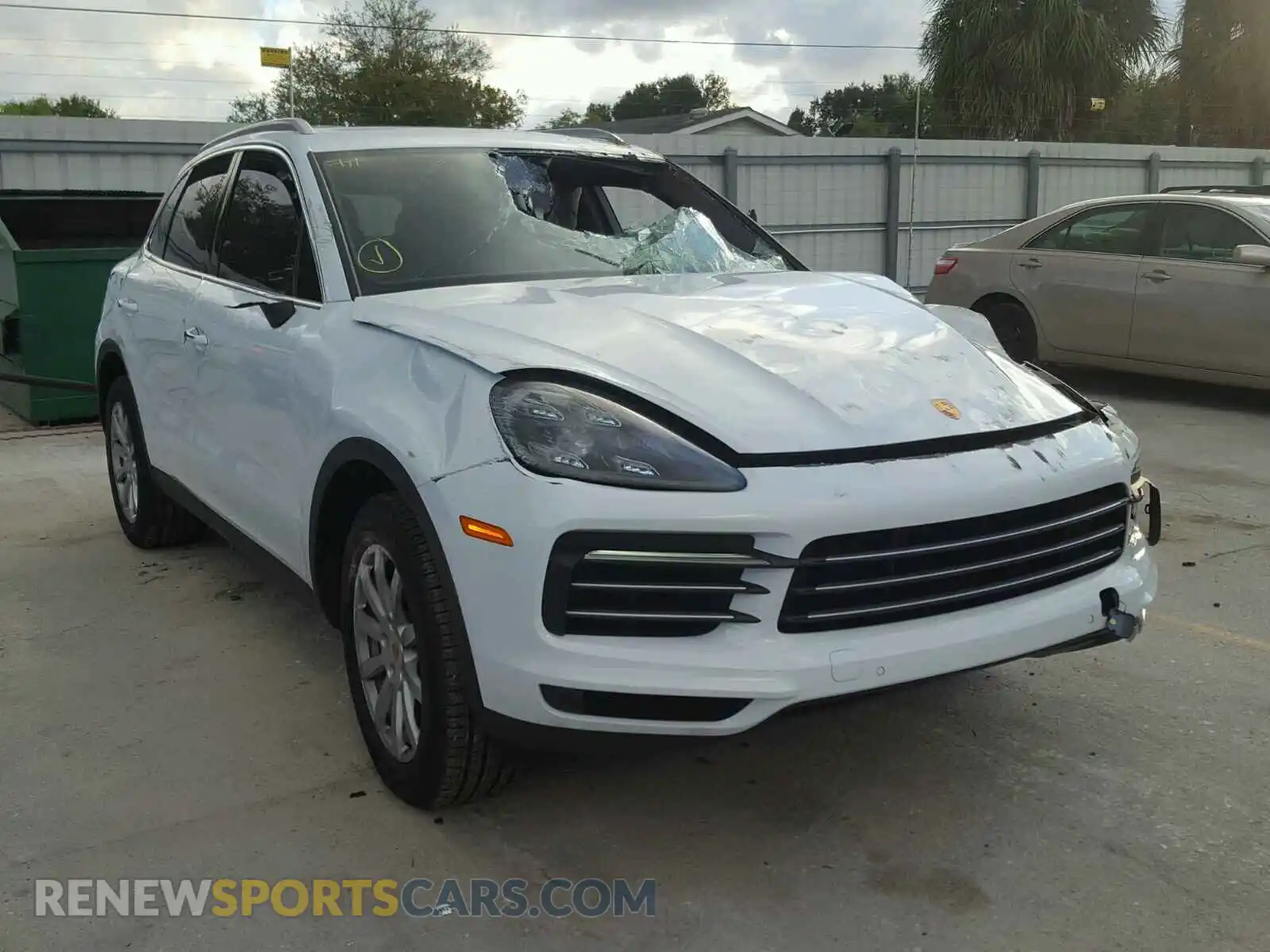 1 Photograph of a damaged car WP1AA2AY9KDA02437 PORSCHE CAYENNE 2019