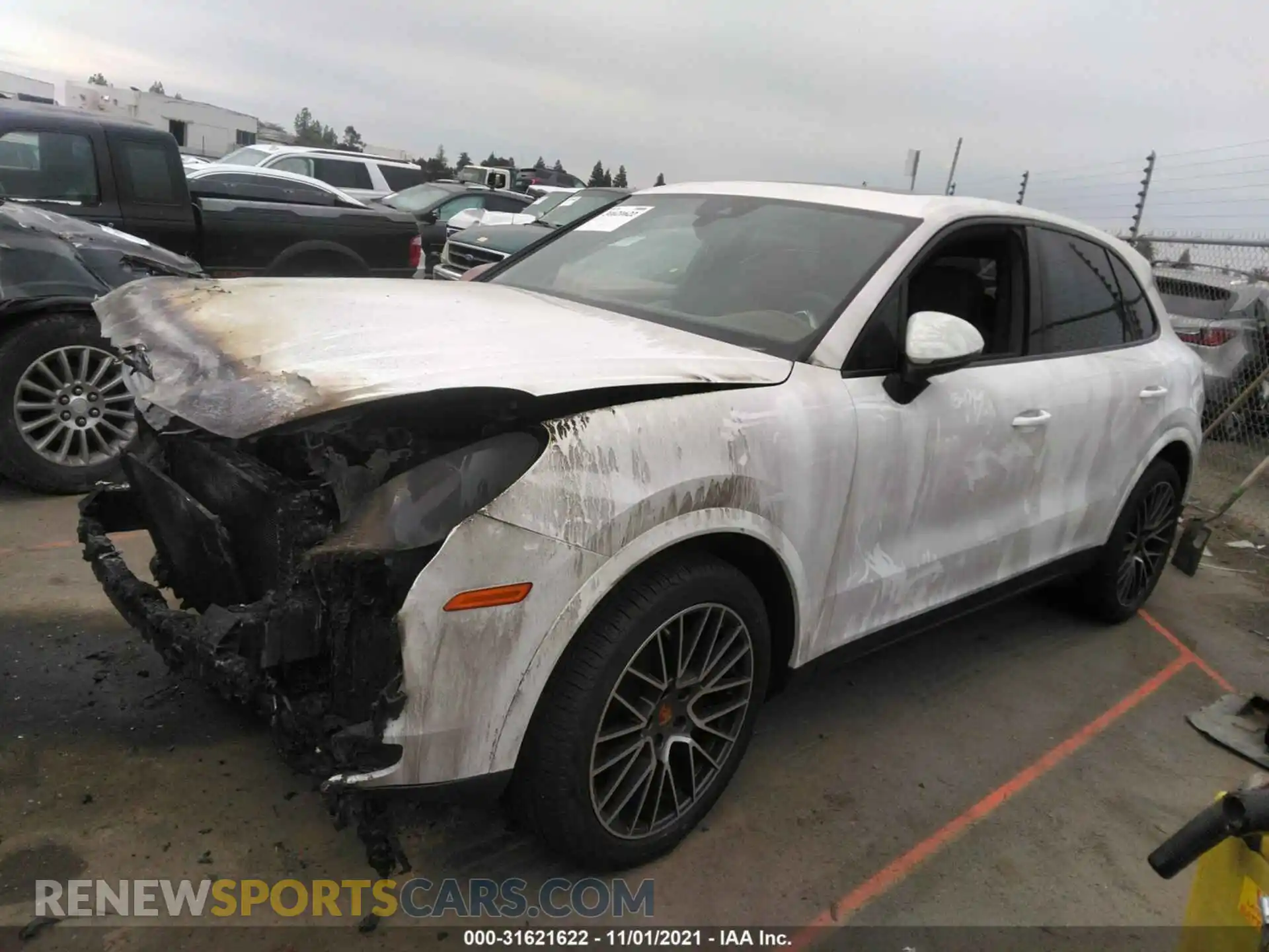 2 Photograph of a damaged car WP1AA2AY9KDA04334 PORSCHE CAYENNE 2019