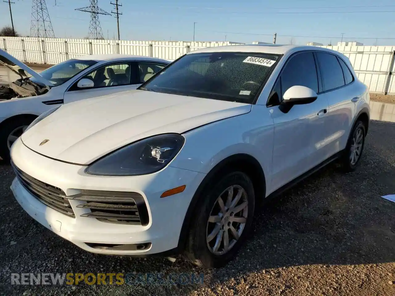 1 Photograph of a damaged car WP1AA2AY9KDA18184 PORSCHE CAYENNE 2019