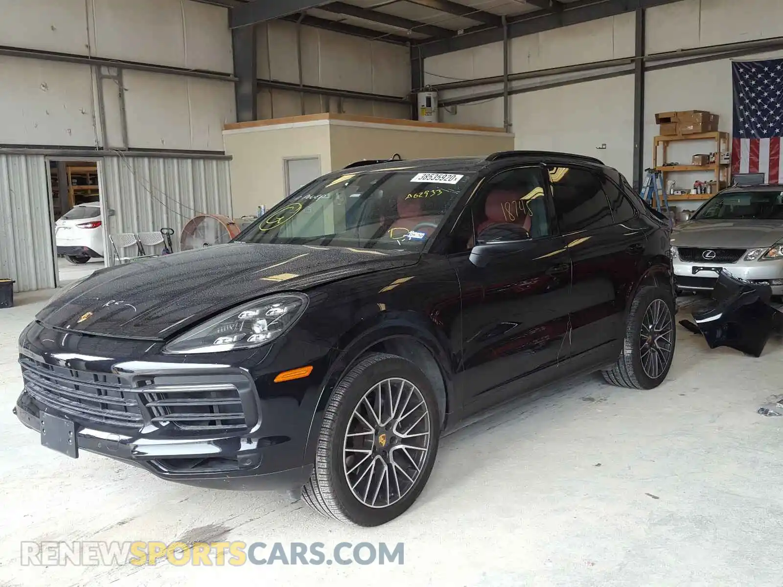 2 Photograph of a damaged car WP1AA2AYXKDA02933 PORSCHE CAYENNE 2019