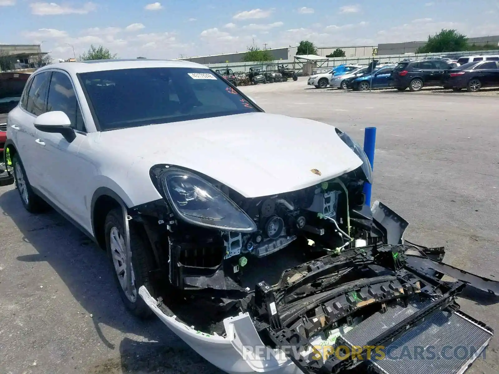 1 Photograph of a damaged car WP1AA2AYXKDA07730 PORSCHE CAYENNE 2019