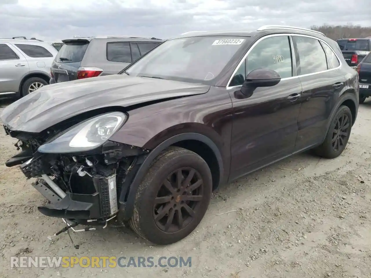 2 Фотография поврежденного автомобиля WP1AA2AYXKDA08344 PORSCHE CAYENNE 2019