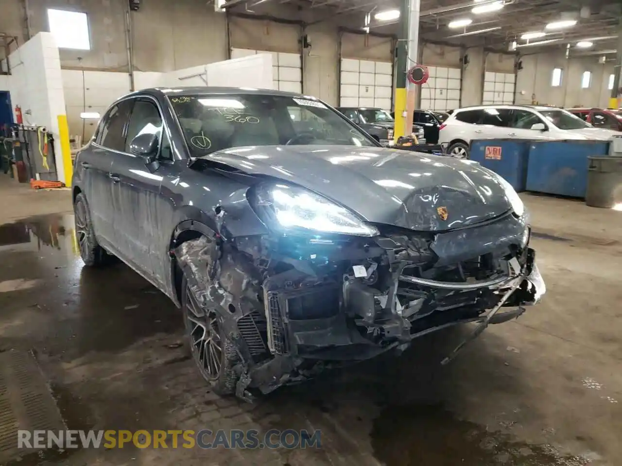 1 Photograph of a damaged car WP1AB2AY0KDA64421 PORSCHE CAYENNE 2019