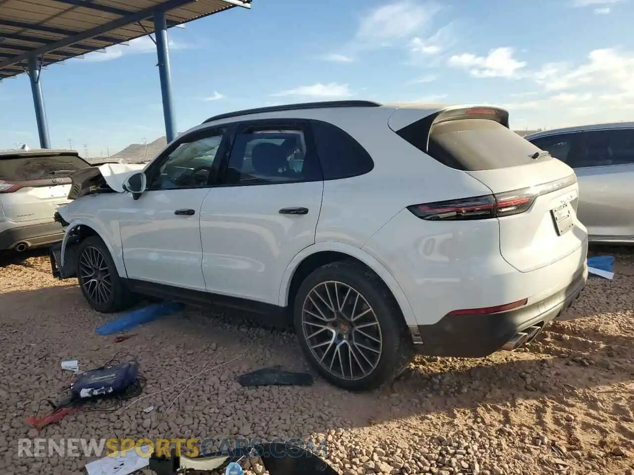 2 Photograph of a damaged car WP1AB2AY3KDA62386 PORSCHE CAYENNE 2019
