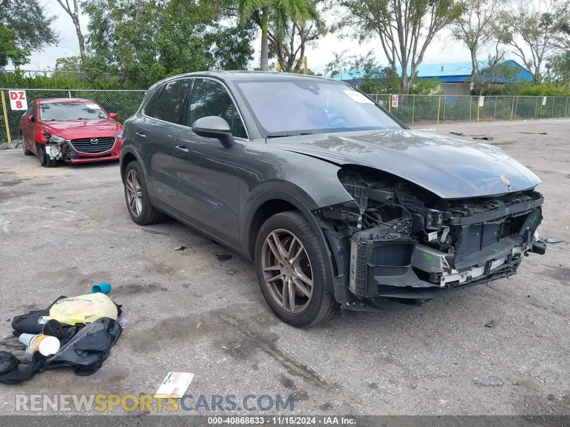 1 Photograph of a damaged car WP1AB2AY4KDA61747 PORSCHE CAYENNE 2019