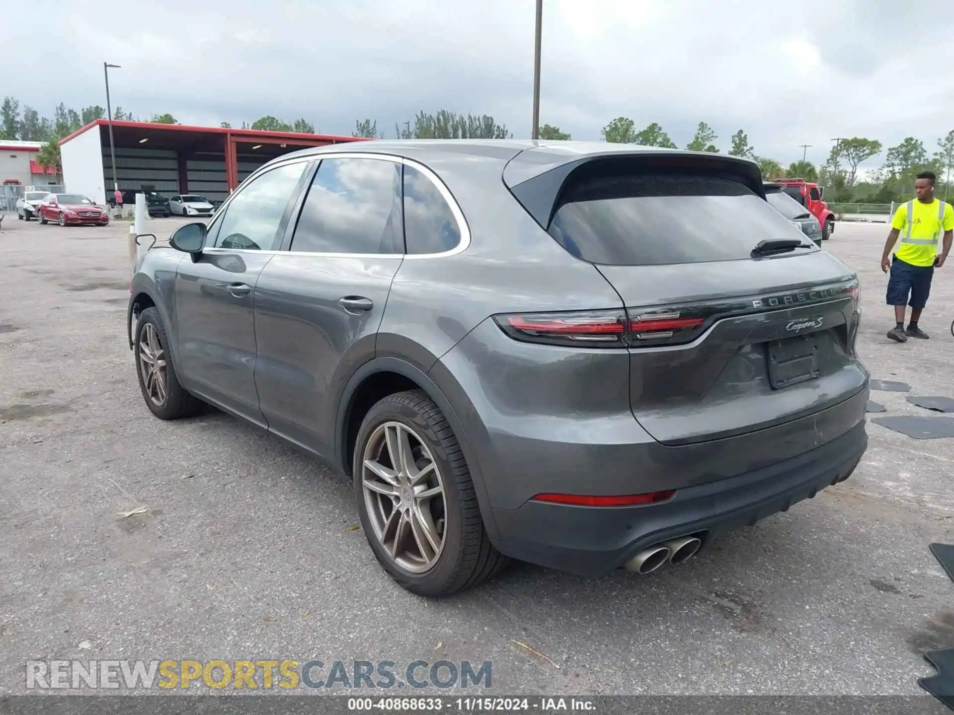 3 Photograph of a damaged car WP1AB2AY4KDA61747 PORSCHE CAYENNE 2019