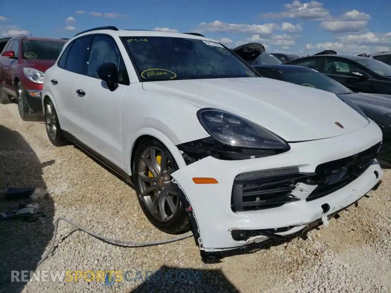 1 Photograph of a damaged car WP1AB2AY5KDA61031 PORSCHE CAYENNE 2019