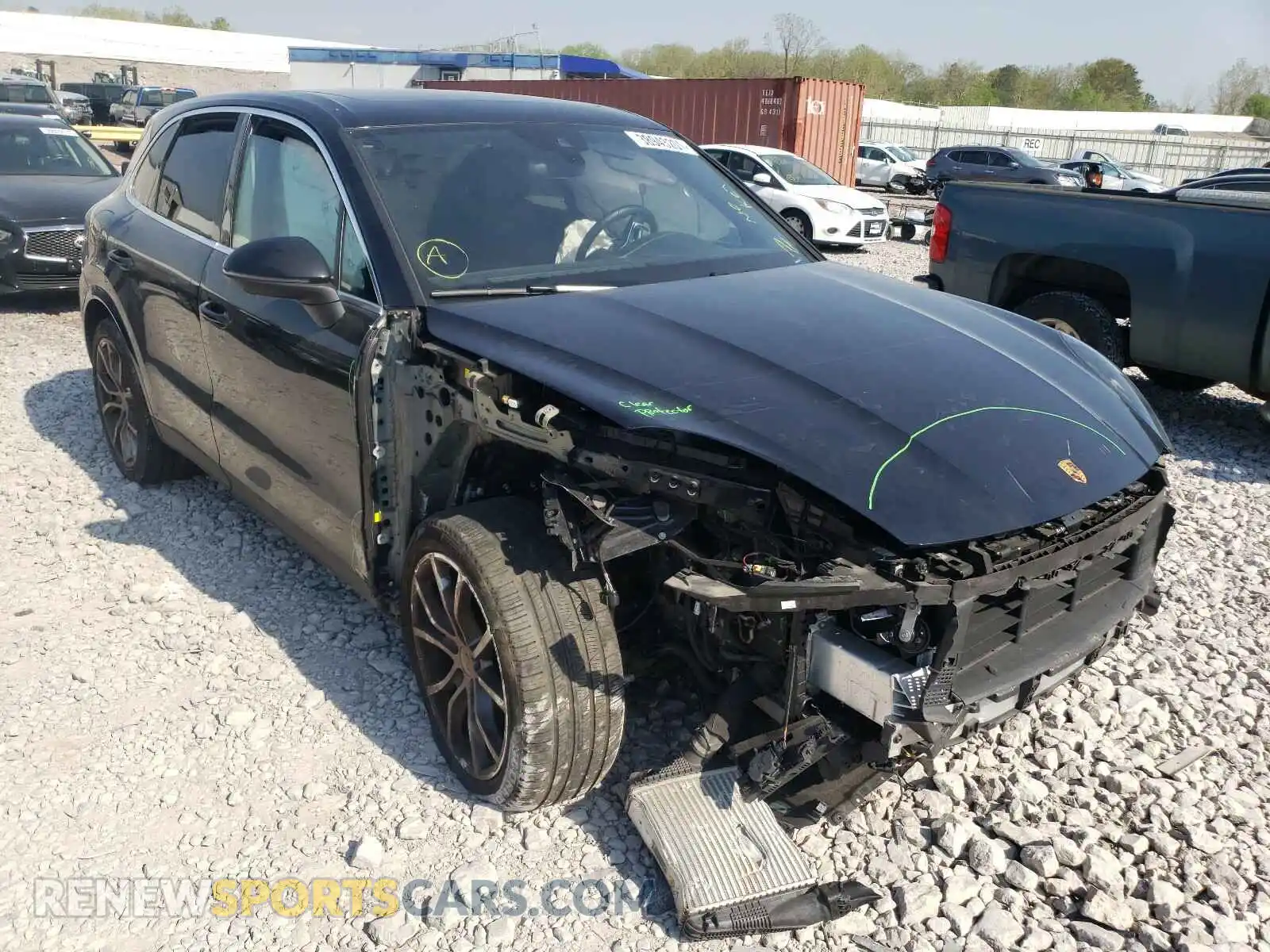 1 fotografías del automóvil dañado WP1AB2AY6KDA62253 PORSCHE CAYENNE 2019