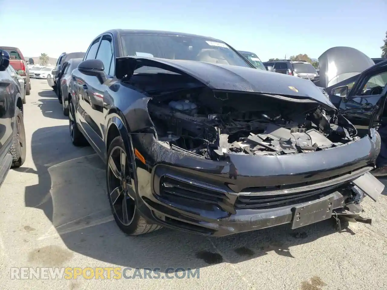 1 Photograph of a damaged car WP1AB2AY8KDA63789 PORSCHE CAYENNE 2019