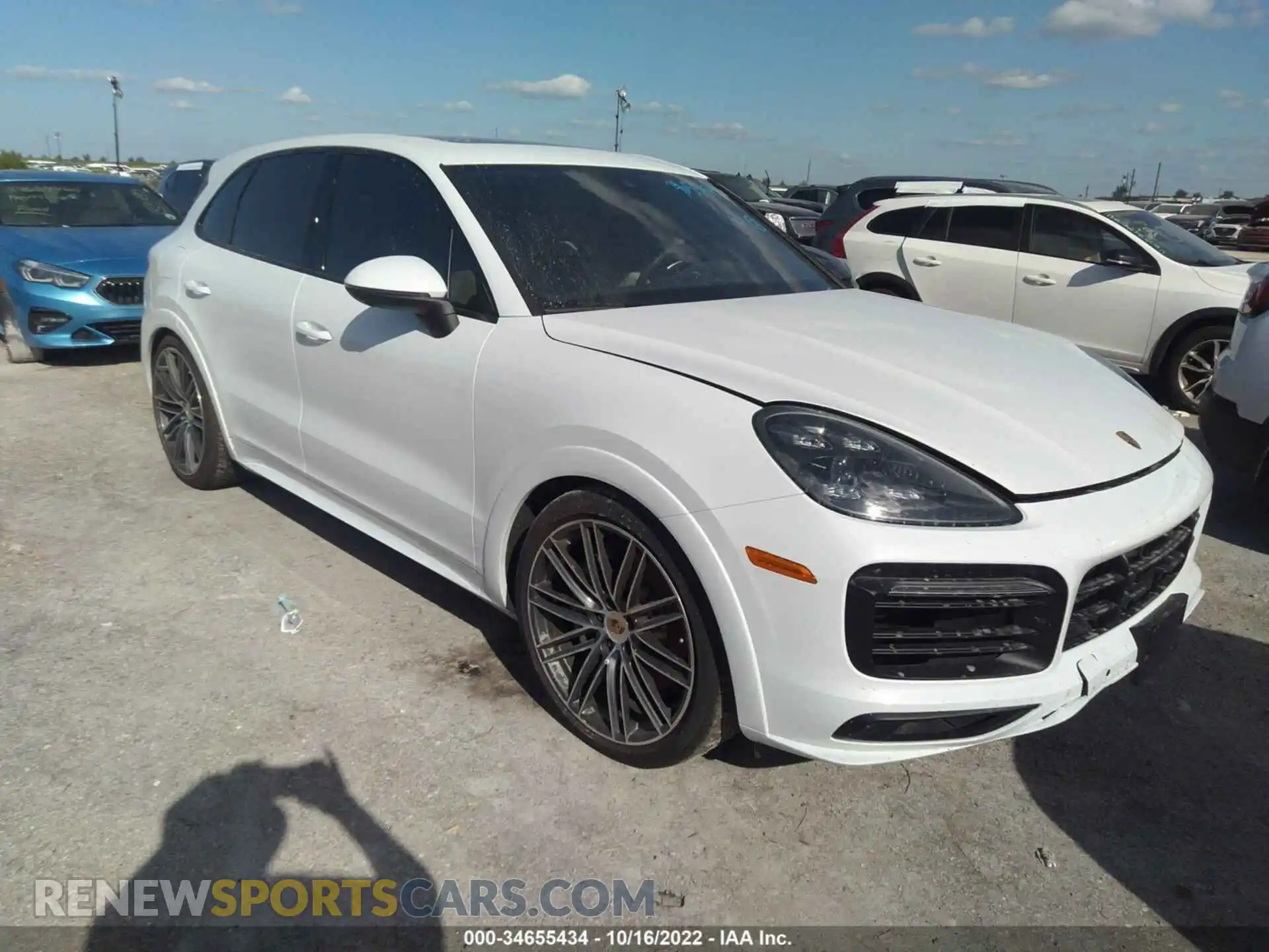 1 Photograph of a damaged car WP1AB2AY9KDA64496 PORSCHE CAYENNE 2019