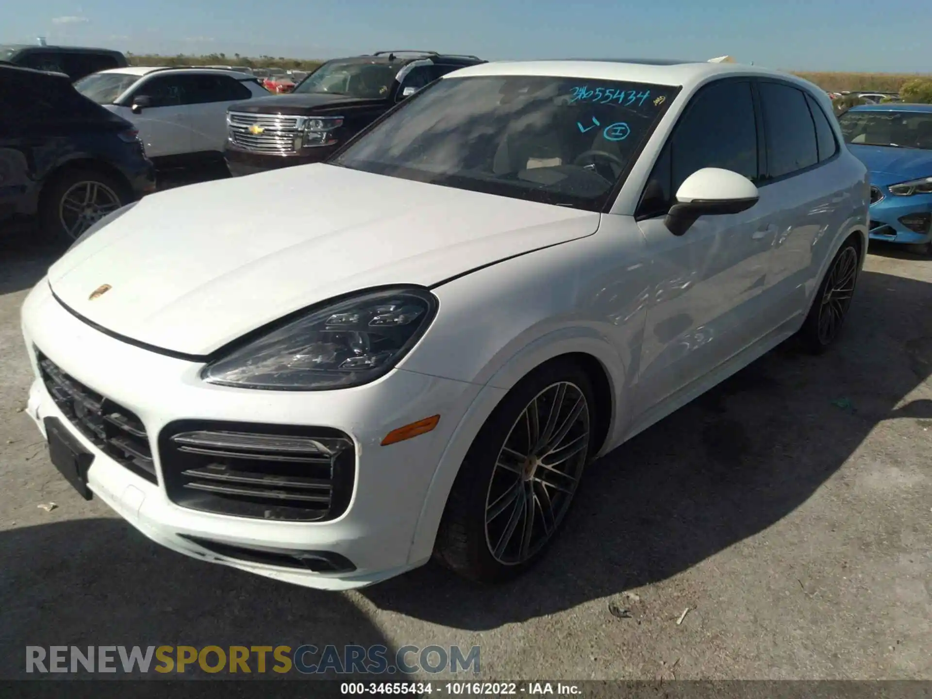 2 Photograph of a damaged car WP1AB2AY9KDA64496 PORSCHE CAYENNE 2019