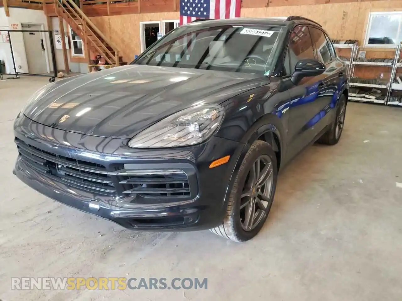 2 fotografías del automóvil dañado WP1AE2AY6KDA50353 PORSCHE CAYENNE 2019